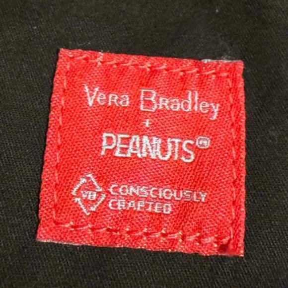 Vera Bradley Peanuts Snoopy Plush Stuffed Animal, Plaid Ribbon - Picture 7 of 7